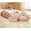 BW-13-442: Baby Unisex I Love Mummy & Daddy Smocked Velour All In One (NB-6 Months)